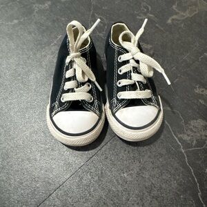 Classic Black Kids Sneakers converse
